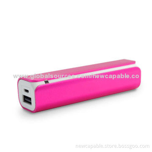Power Bank with Metal Case, 2,200mAh Capacity, 500 Times Cycle Lifespan